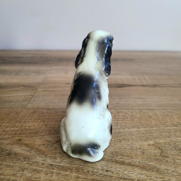 Vintage porcelain Spaniel dogs figurine. - Picture 4 of 6